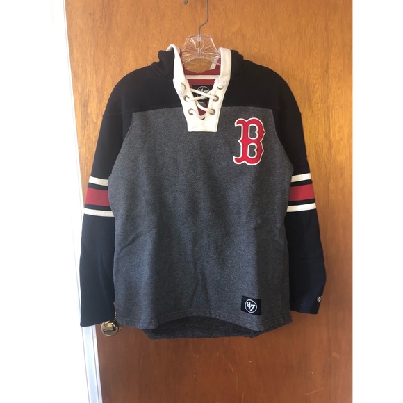red sox hockey hoodie